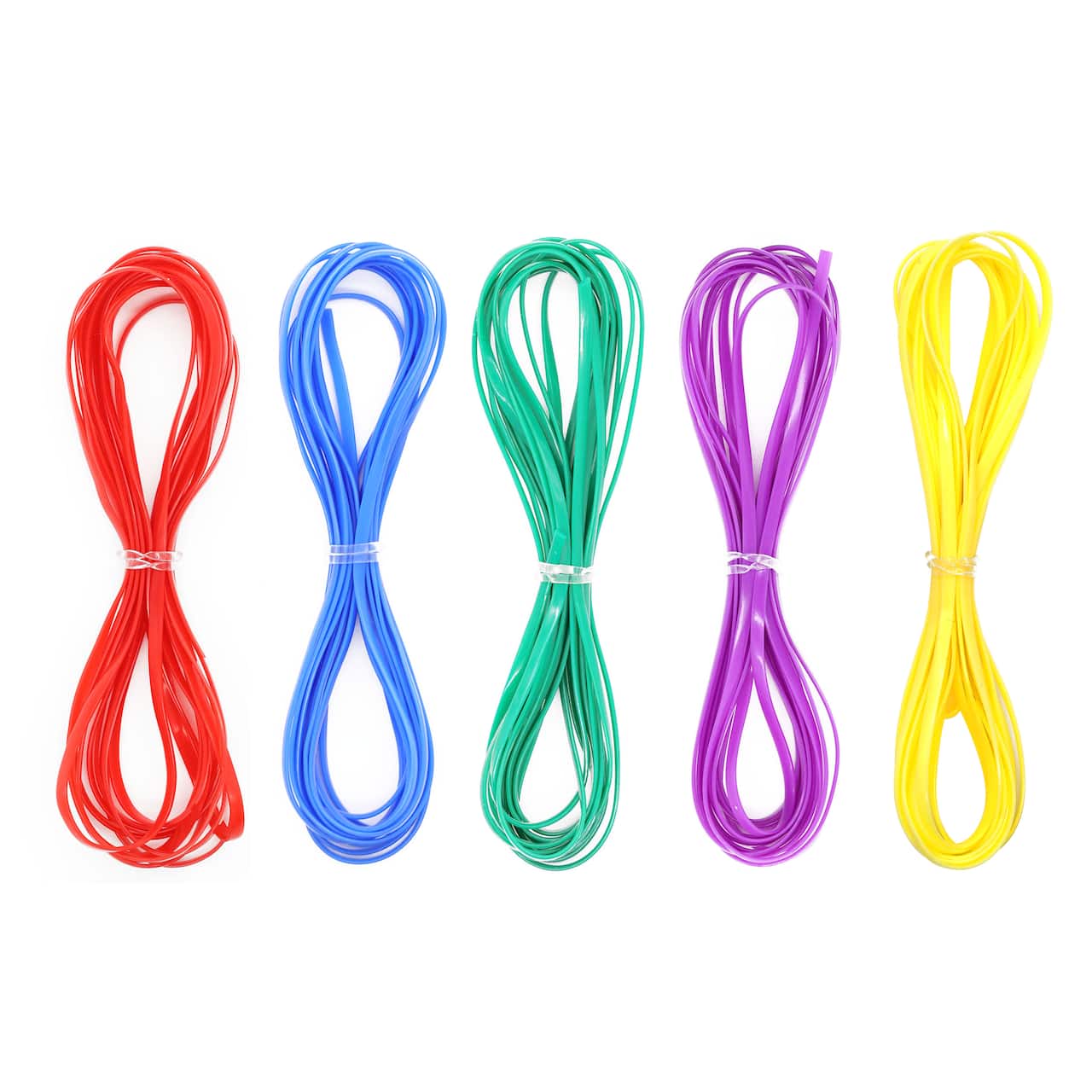 12 Packs: 5 ct. (60 total) Rainbow Plastic Lacing by Creatology™